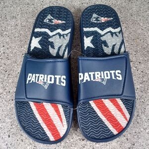 New England Patriots NFL Football Sport Shower Gel Slide Flip Flop Sandals Shoes